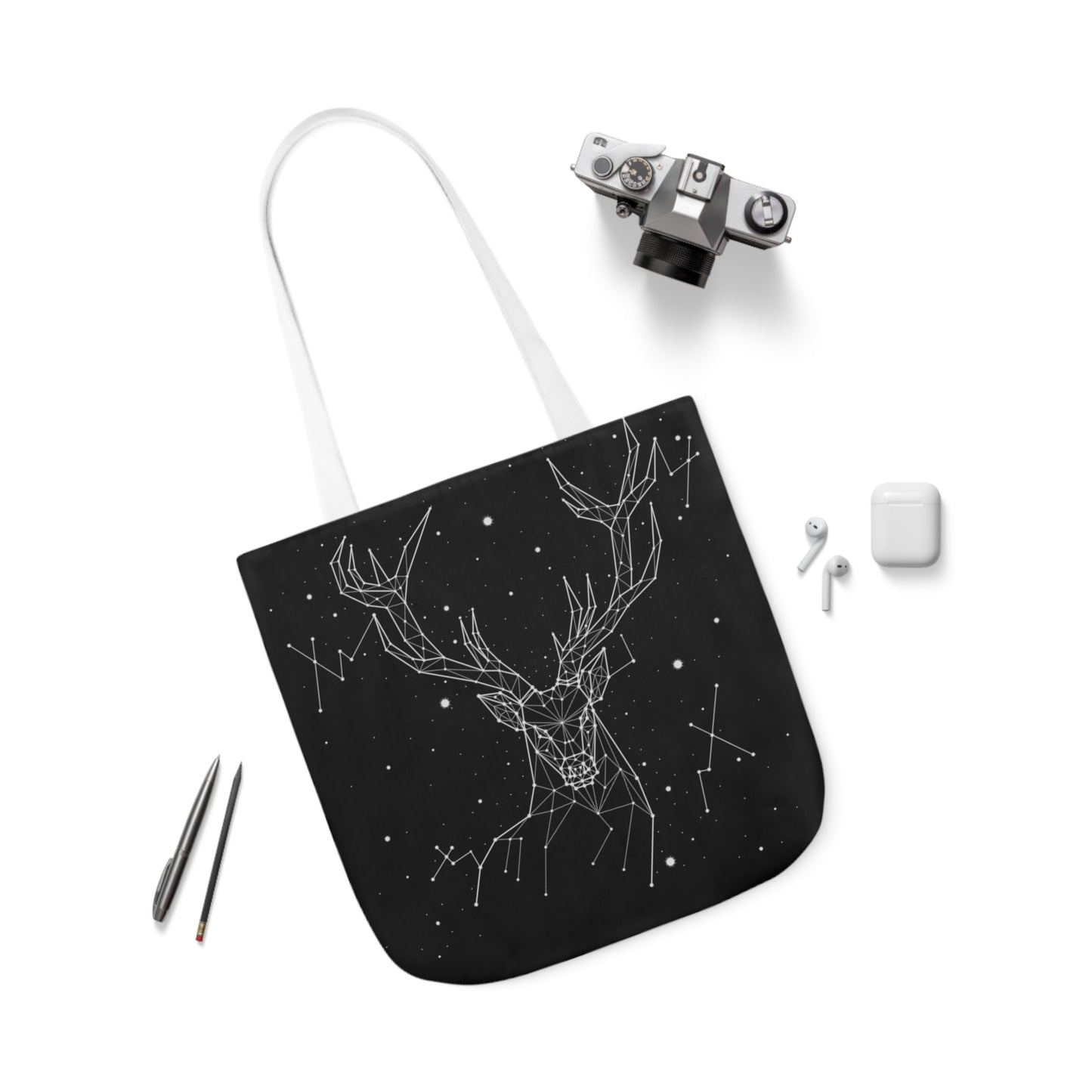 Deer Constellation Canvas Tote Bag