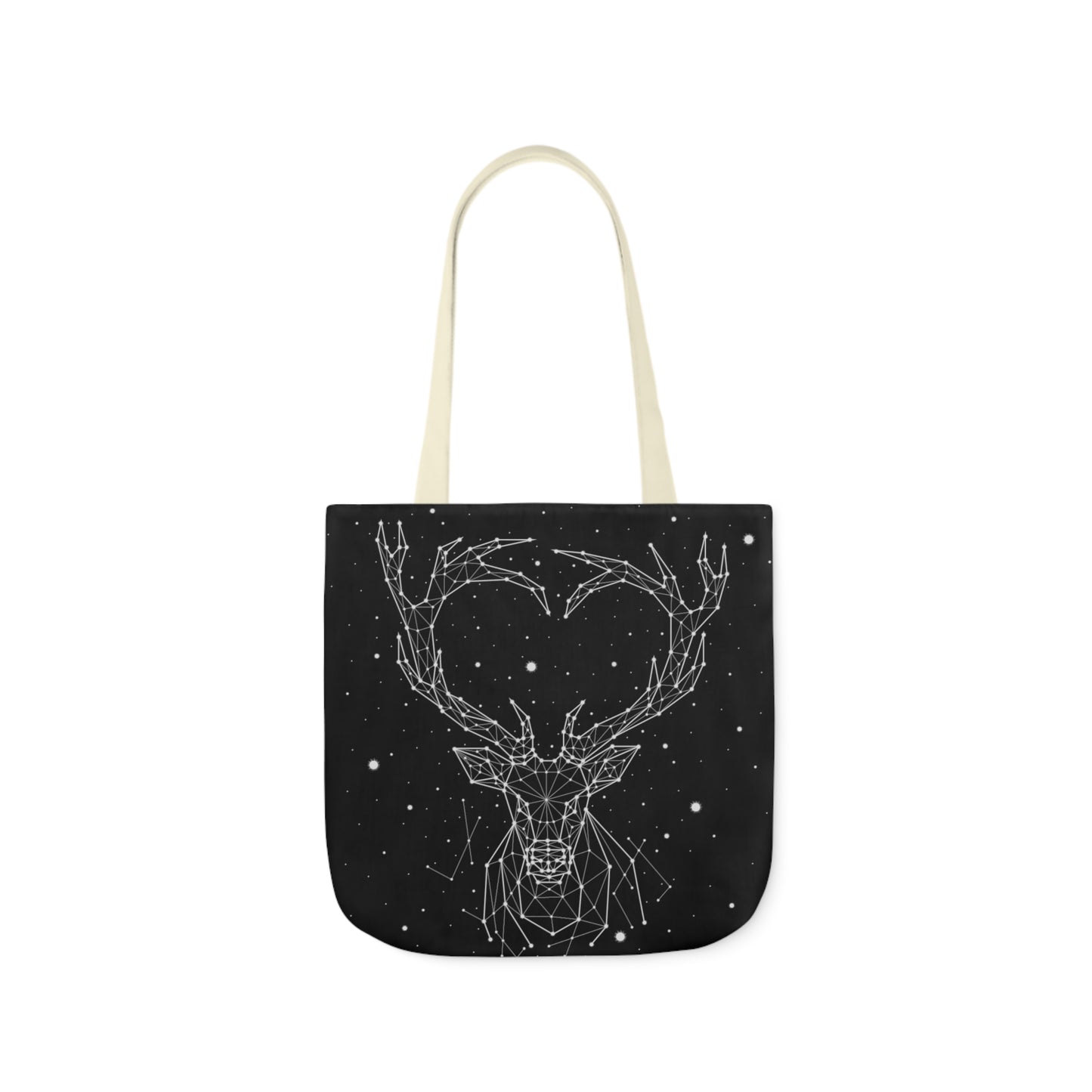 Deer Heart Constellation Canvas Tote Bag