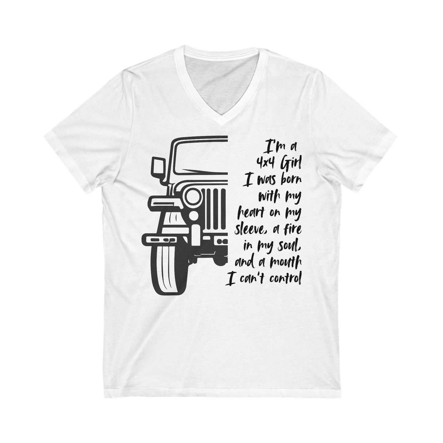 4x4 Girl Short Sleeve V-Neck Tee