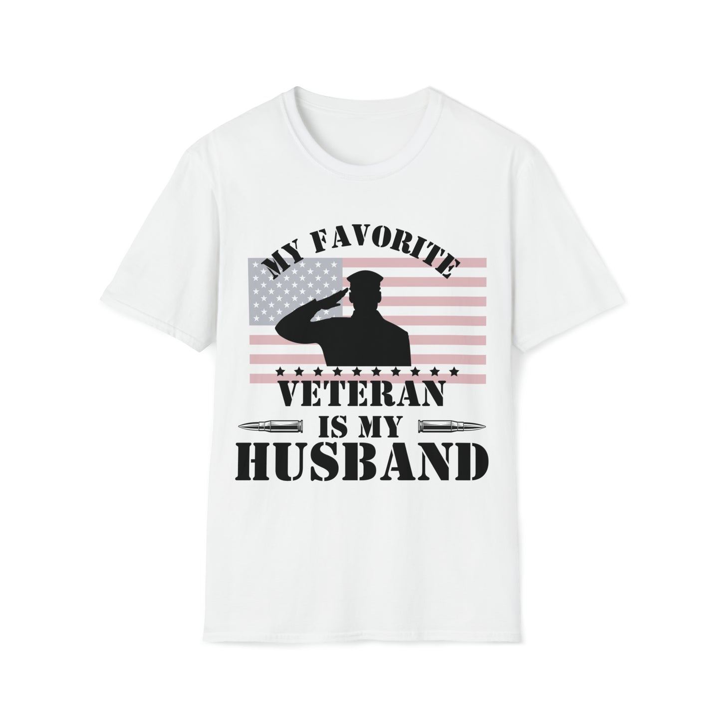 My Favorite Veteran is my Husband T-Shirt