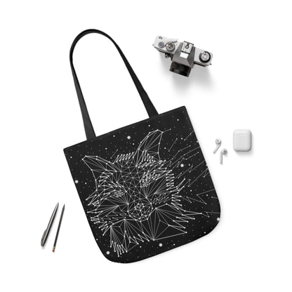 Fox Constellation Canvas Tote Bag