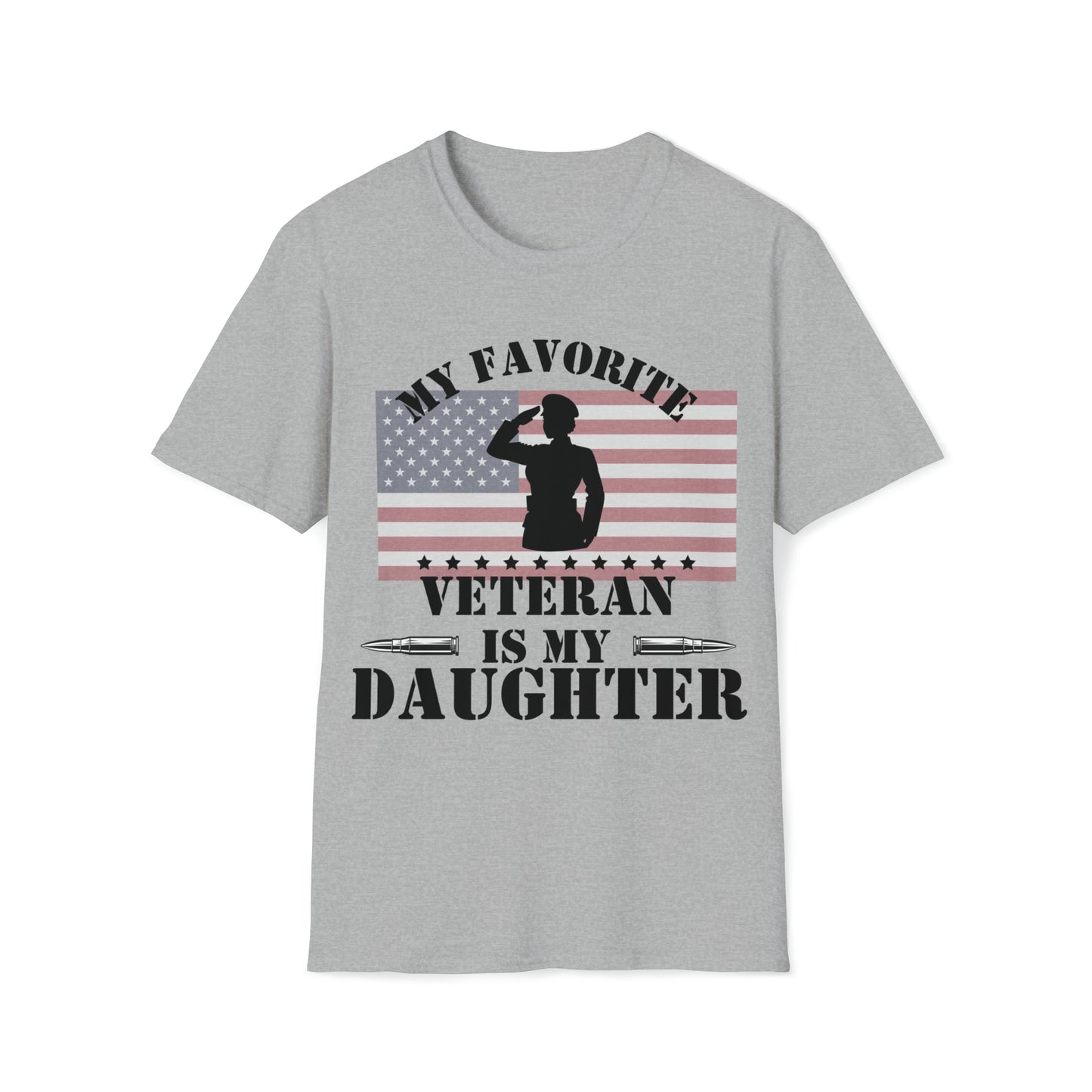 My Favorite Veteran is my Daughter T-Shirt