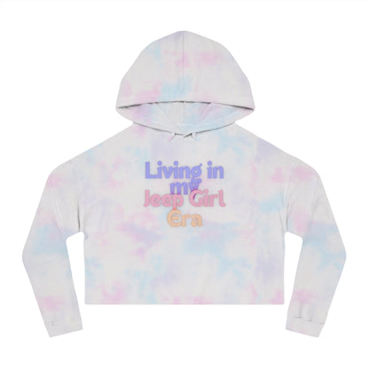 Living in my Jeep Girl Era Women’s Cropped Hooded Sweatshirt