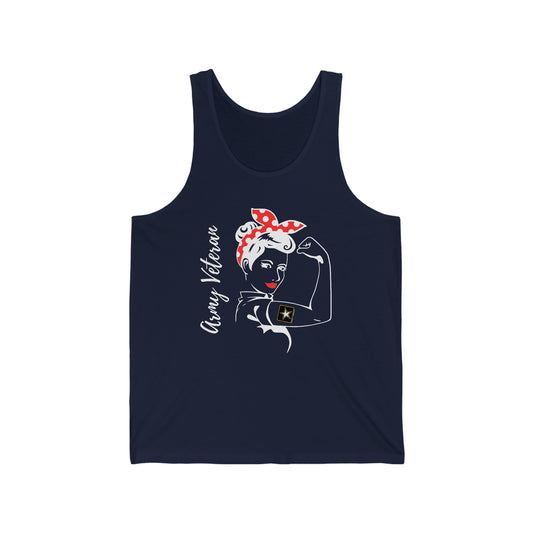 Female Army Veteran Jersey Tank