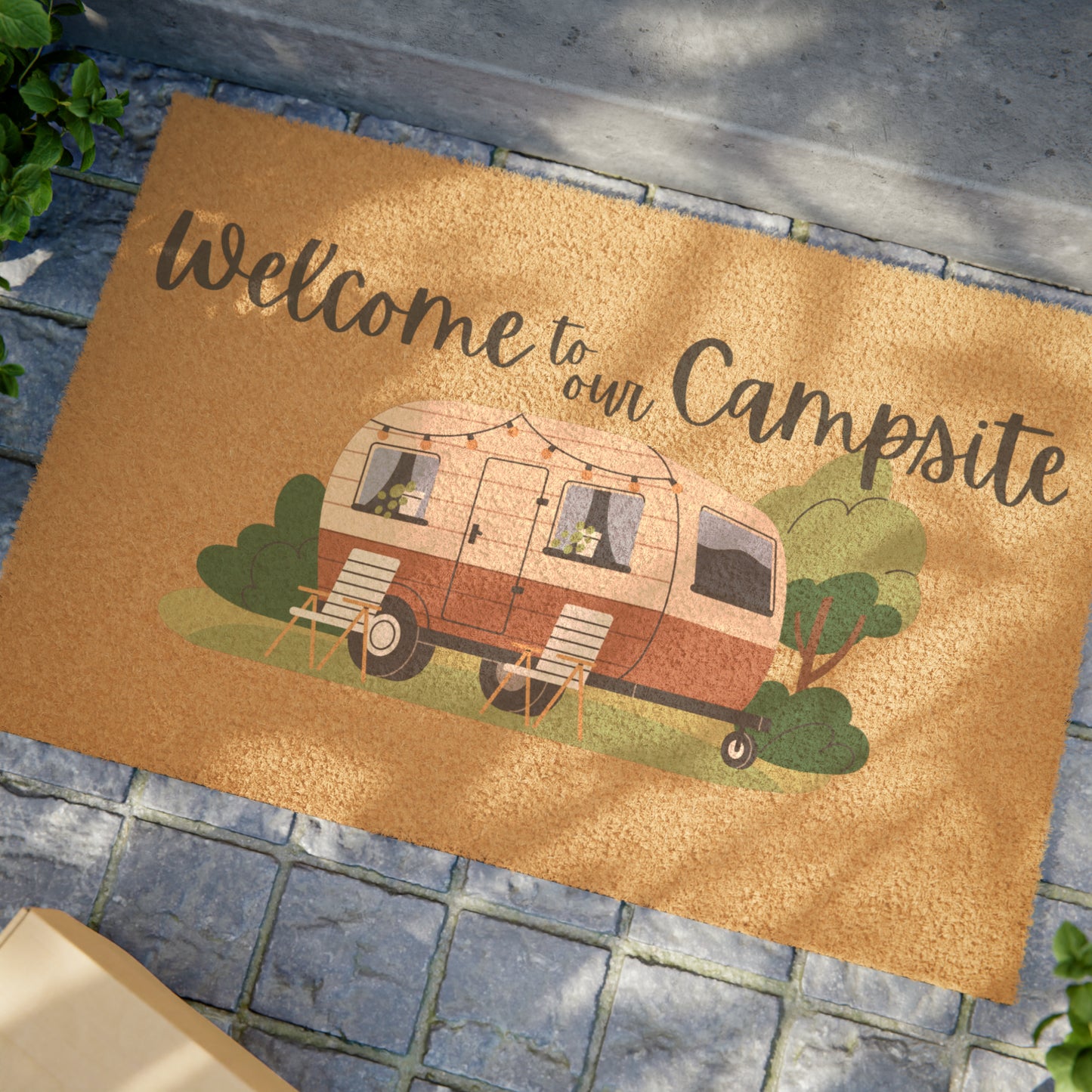 Welcome to our Campsite Doormat