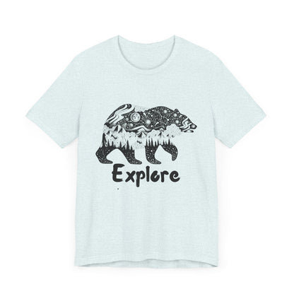 Bear Explore Unisex Jersey Short Sleeve Tee