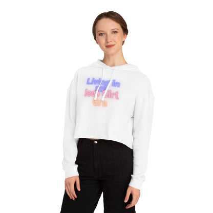 Living in my Jeep Girl Era Women’s Cropped Hooded Sweatshirt