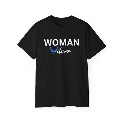 Woman Veteran - USAF - Ultra Cotton Tee