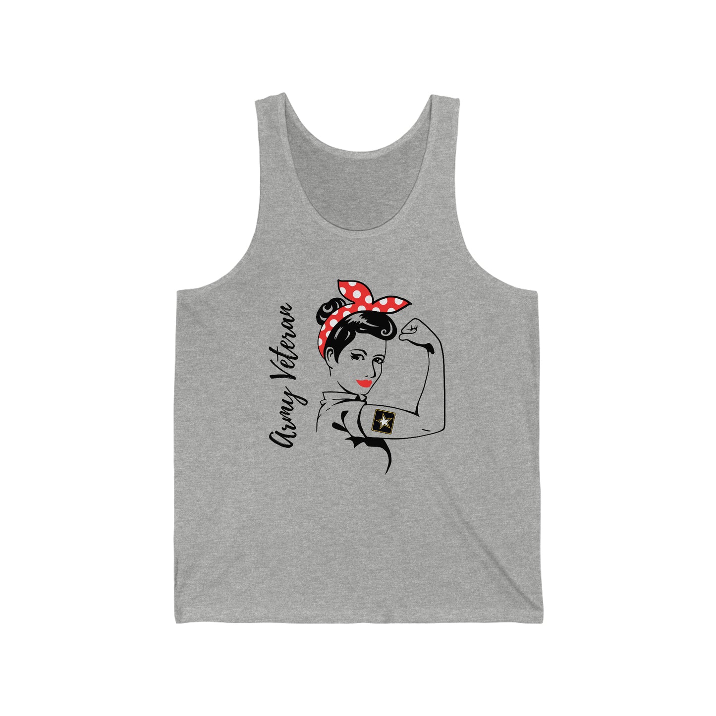 Female Army Veteran Jersey Tank