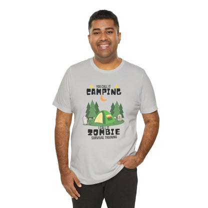 Zombie Survival Training Unisex Jersey Short Sleeve Tee