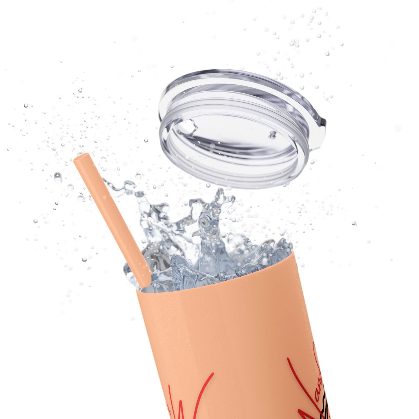 Wander Woman Skinny Tumbler with Straw, 20oz