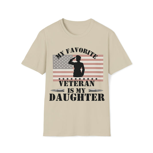 My Favorite Veteran is my Daughter T-Shirt