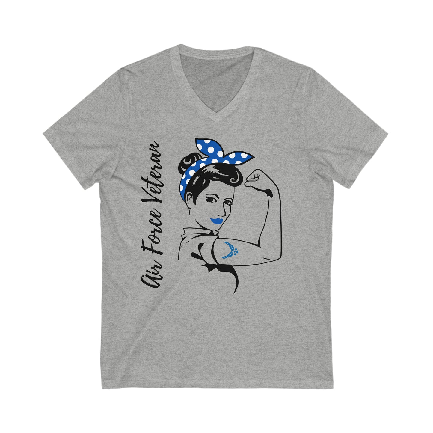 Air Force Female Veteran V-Neck Tee