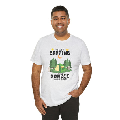 Zombie Survival Training Unisex Jersey Short Sleeve Tee