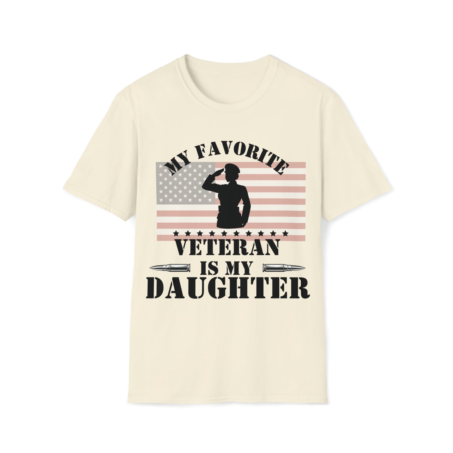 My Favorite Veteran is my Daughter T-Shirt