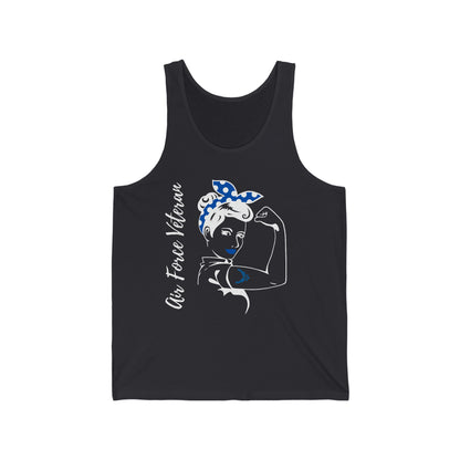 Female Air Force Veteran Jersey Tank