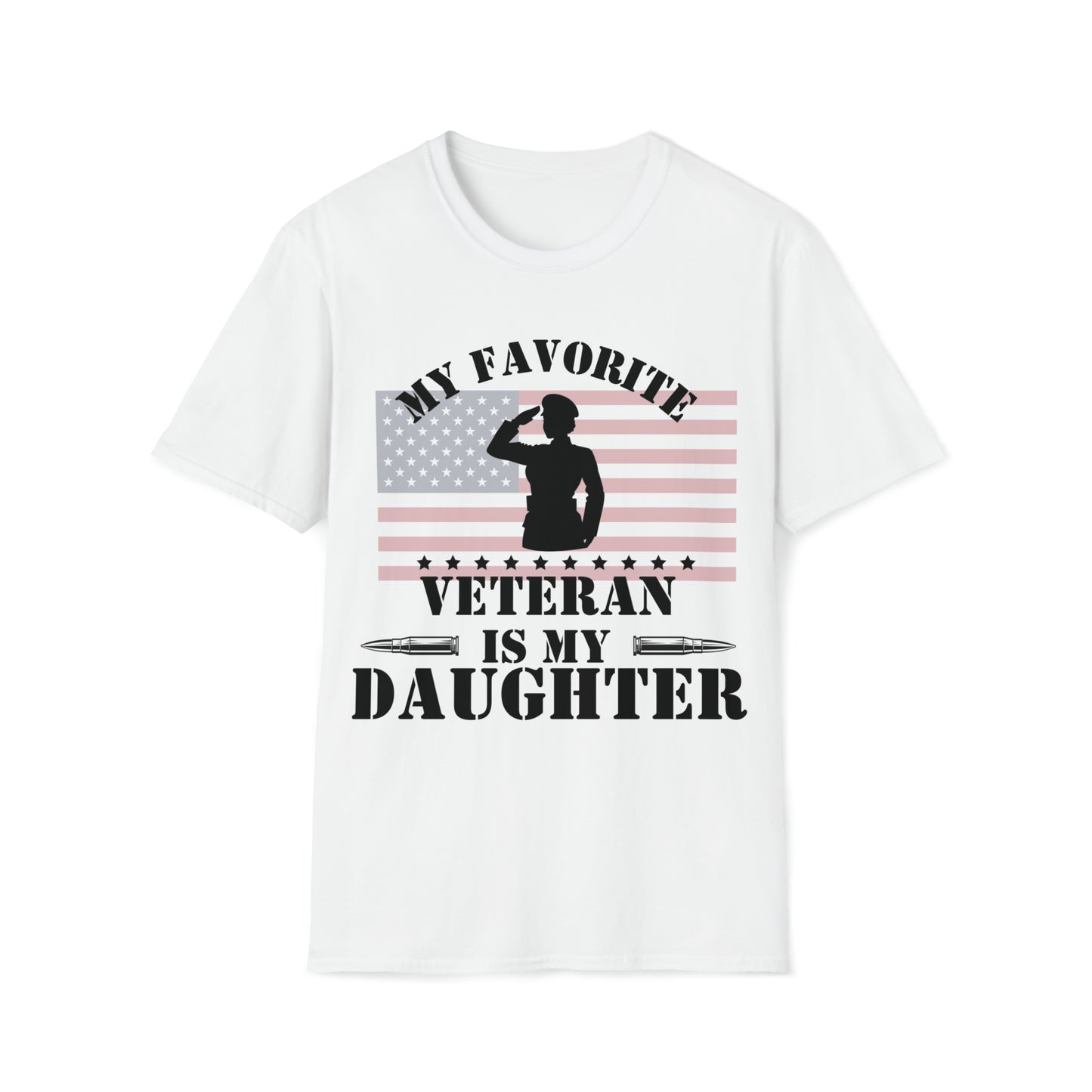 My Favorite Veteran is my Daughter T-Shirt