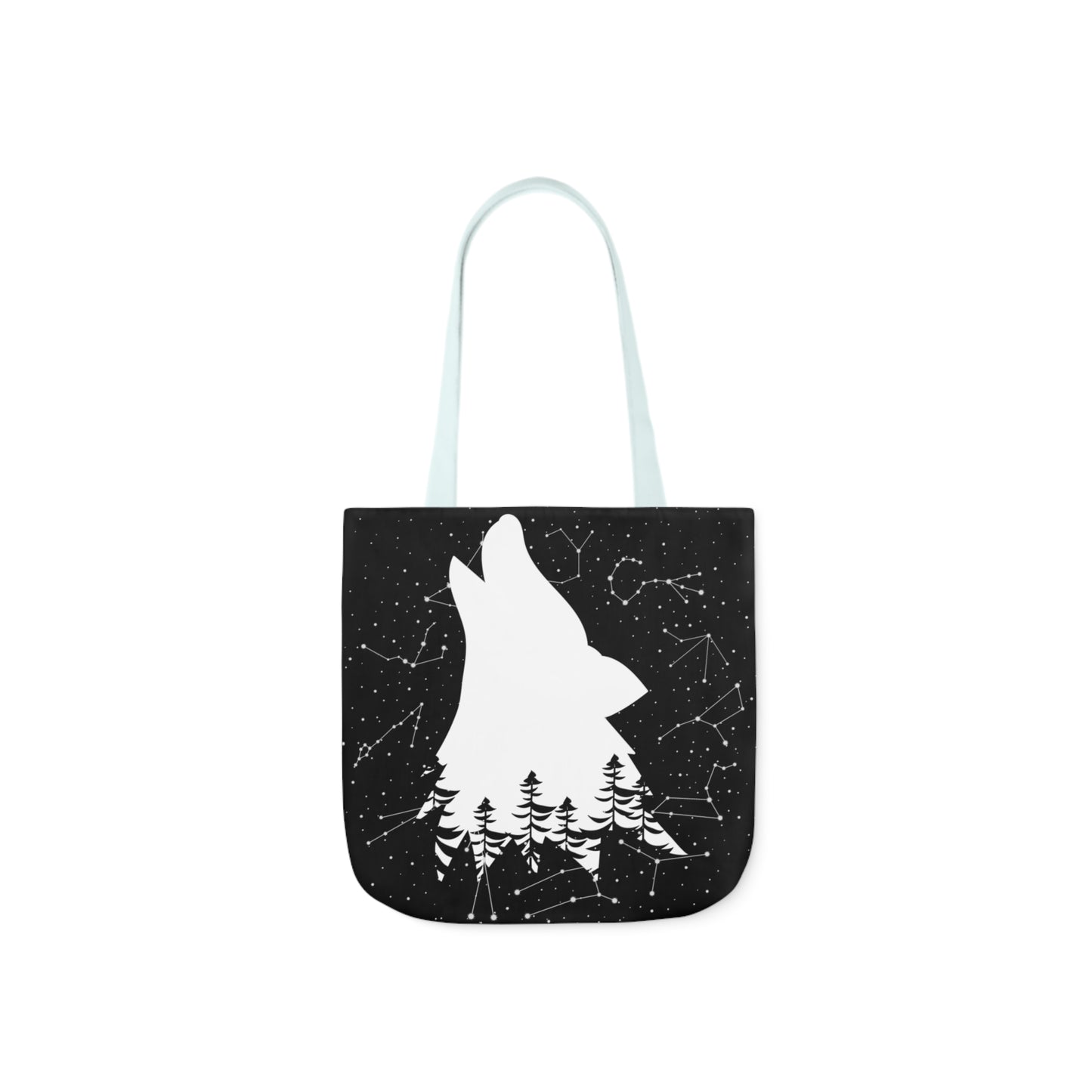 Howling Wolf Canvas Tote Bag