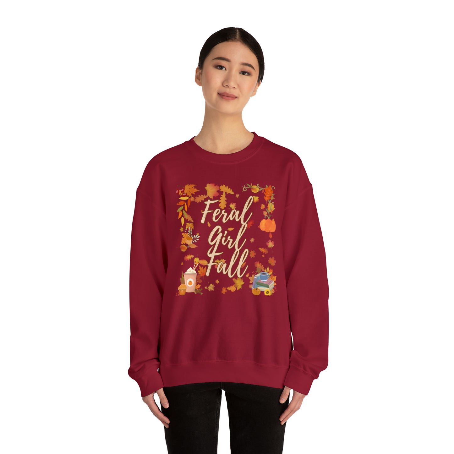 Feral Girl Fall Crewneck Sweatshirt