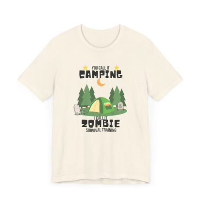 Zombie Survival Training Unisex Jersey Short Sleeve Tee