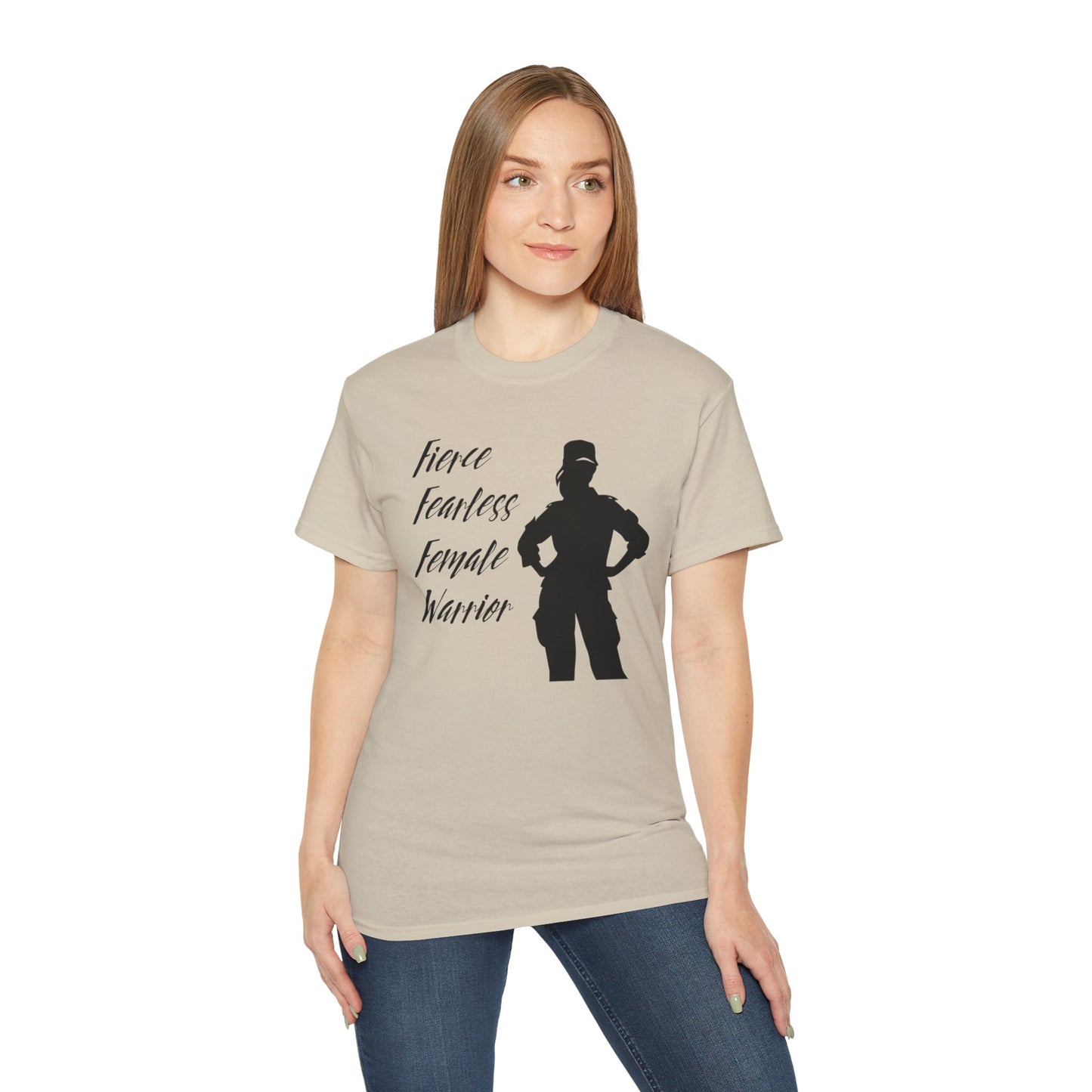 Fierce Fearless Female Warrior Ultra Cotton Tee