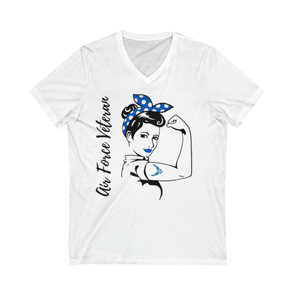 Air Force Female Veteran V-Neck Tee