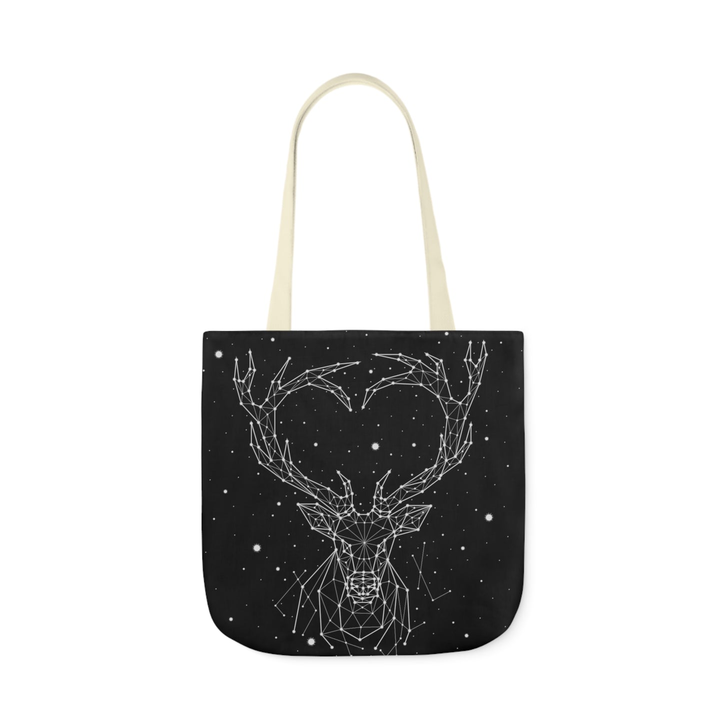 Deer Heart Constellation Canvas Tote Bag