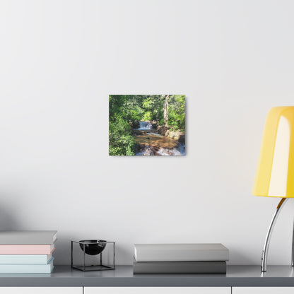 Woodland Waterfall Canvas Gallery Wraps