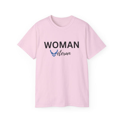 Woman Veteran - USAF - Ultra Cotton Tee