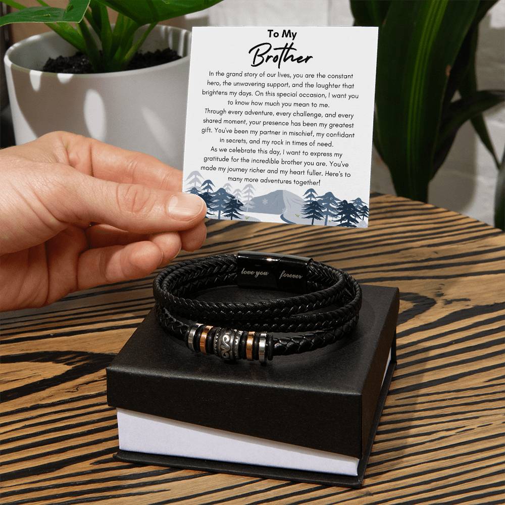 To My Brother | Masculine Bracelet