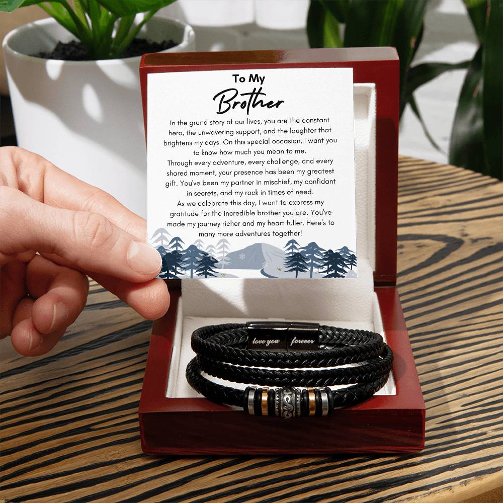 To My Brother | Masculine Bracelet