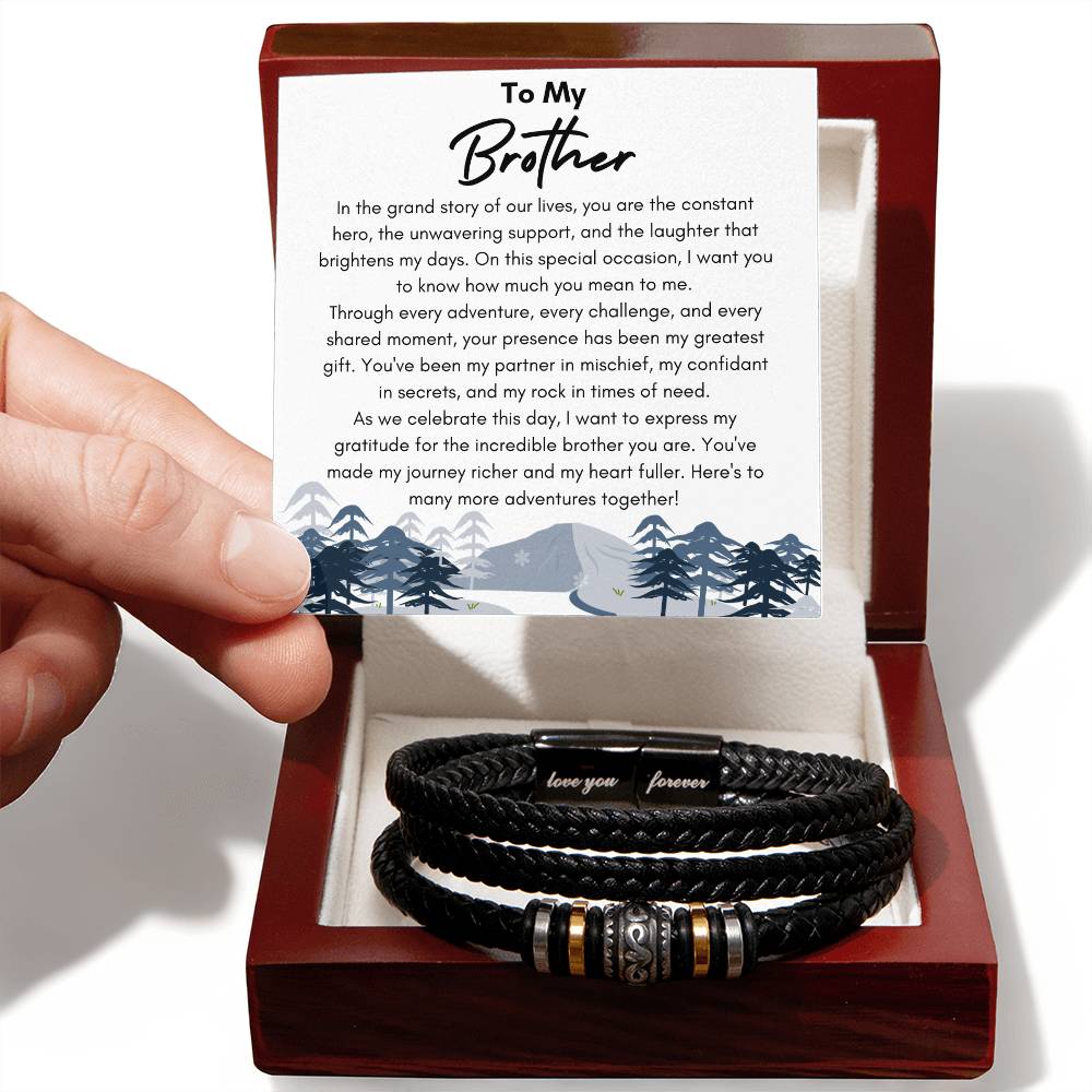 To My Brother | Masculine Bracelet