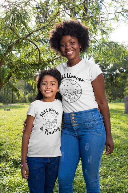 Wild Woman in Training Youth Short Sleeve Tee