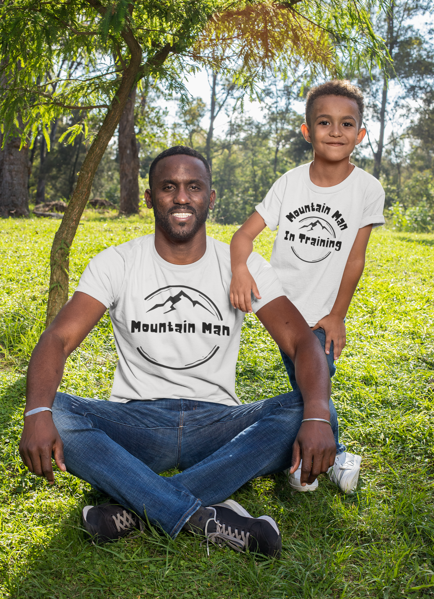 Mountain Man in Training Youth Short Sleeve Tee